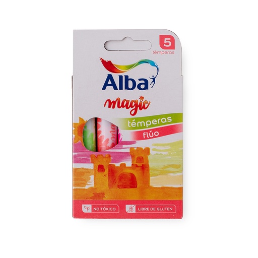 [8302991005] TEMPERA ALBA MAGIC 8ML X 5 FLUO