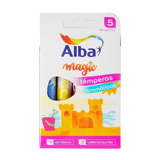 [8302993005] TEMPERA ALBA MAGIC 8ML X 5 CROMATICO