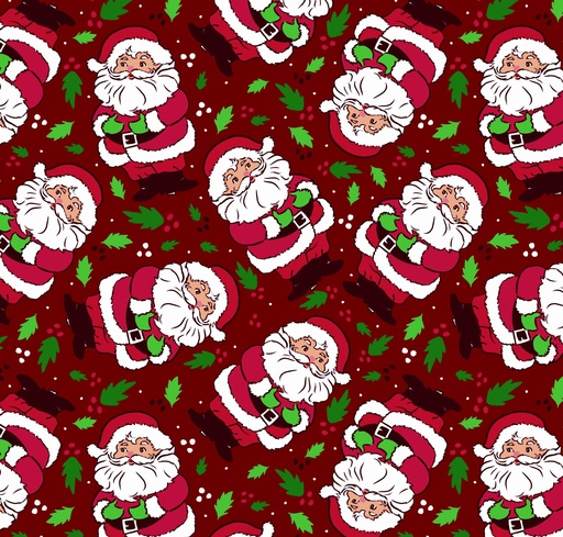 [0AF01421] PAPEL PARA REGALO MURESCO 70X100 X10 PAPA NOEL ROJO