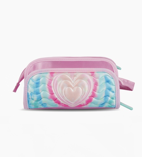 [F263050ROSA] CARTUCHERA FOOTY 3 CIERRE CON ORGANIZADOR ROSA