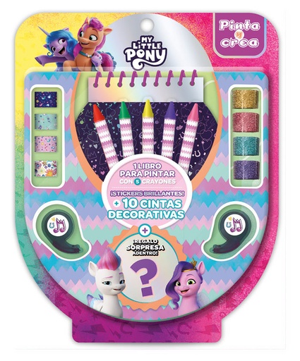 [6493] BLISTER VERTICE PINTA Y CREA MY LITTLE PONY