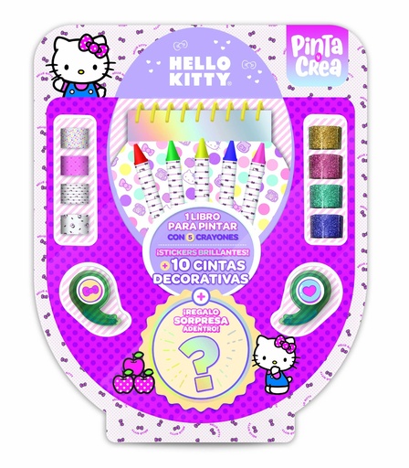 [6495] BLISTER VERTICE PINTA Y CREA HELLO KITTY