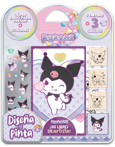 [6449] BLISTER VERTICE DISEÑA Y PINTA KUROMI