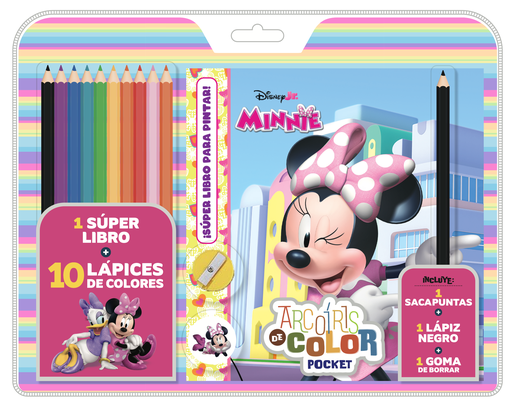 [6373] BLISTER VERTICE ARCOIRIS DE COLOR POCKET MINNIE DJ