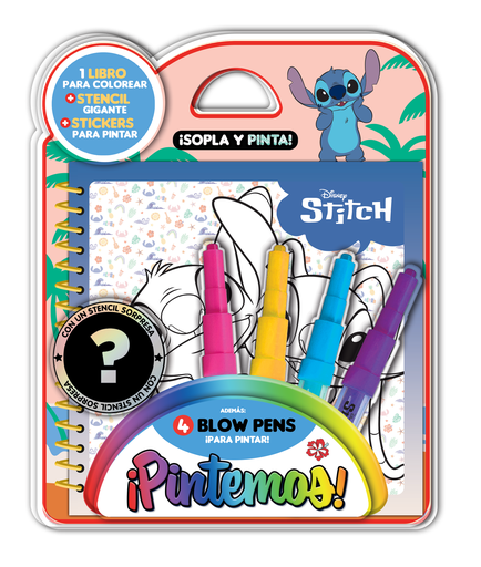 [6587] BLISTER VERTICE SOPLA Y PINTA STITCH