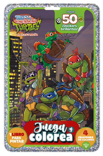 [6523] FLOW PACK VERTICE JUEGA Y COLOREA TORTUGAS NINJA