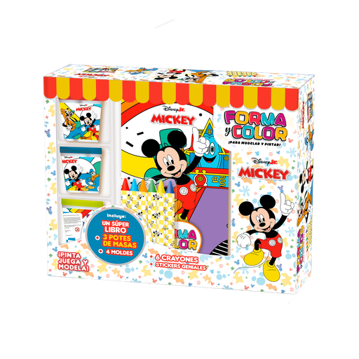 [6356] CAJA VERTICE FORMA Y COLOR MICKEY DJ