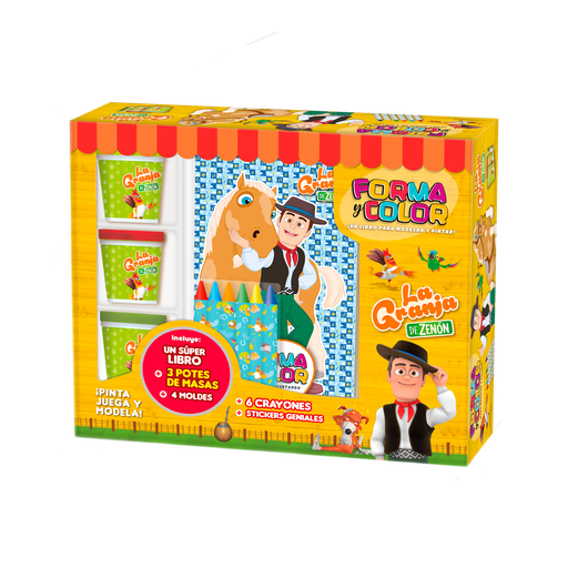 [6360] CAJA VERTICE FORMA Y COLOR LA GRANJA DE ZENON