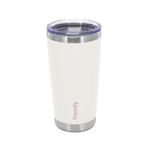 [30910] VASO TERMICO TRENDY 600ML CREMA