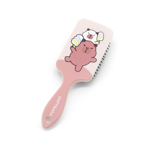 [30501] CEPILLO TRENDY RECTANGULAR CAPYBARA ALGODON DE AZUCAR 30501