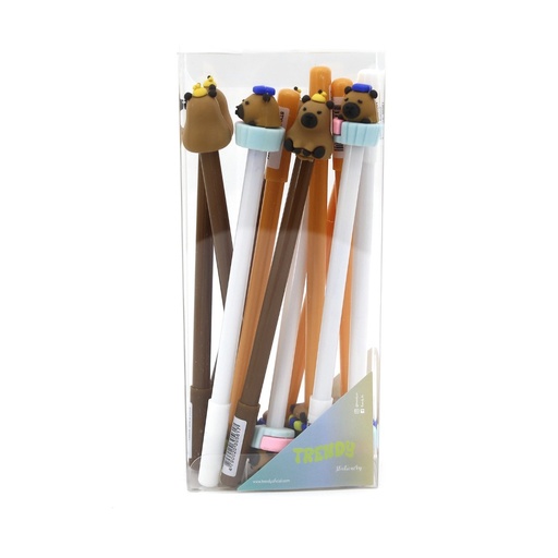 [30561] BOLIGRAFO TRENDY CAPYBARA X 12