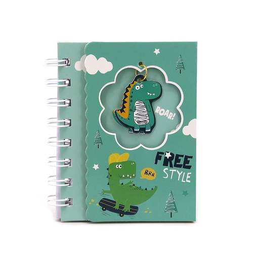 [30583] LIBRETA TRENDY MINI DINO VERDE