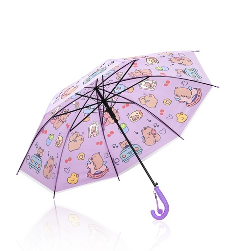 [30887] PARAGUAS TRENDY INFANTIL CAPYBARA LILA