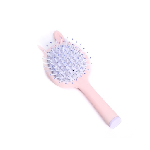 [52990B] CEPILLO TRENDY CON ESPEJO ROSA