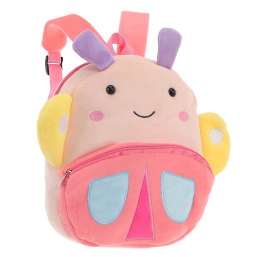 [53712] MOCHILA INFANTIL PELUCHE BICHITO ROSA