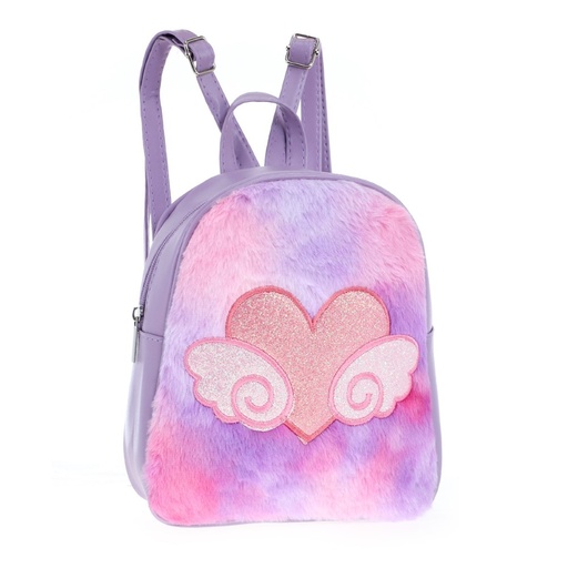 [53780] MOCHILA INFANTIL TRENDY CORAZON CON ALAS LILA