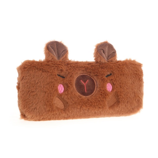 [53805] CARTUCHERA INFANTIL CAPYBARA MARRON