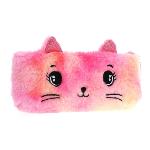 [53808] CARTUCHERA INFANTIL GATITO FUCSIA
