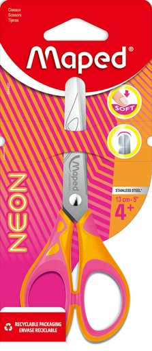 [464400] TIJERA MAPED ESSNTLS PULSE SOFT NEON