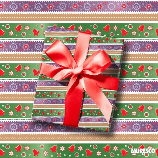 [0FC93588115] BOBINA MURESCO PAPEL DE REGALO 60X150 CINTA NAVIDAD