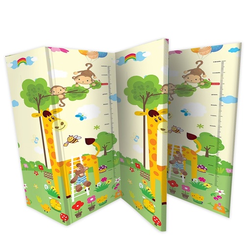 [9014] ALFOMBRA KREKER PLEGABLE Y REVERSIBLE 1.20X1.80 ANIMALES DE LA SELVA