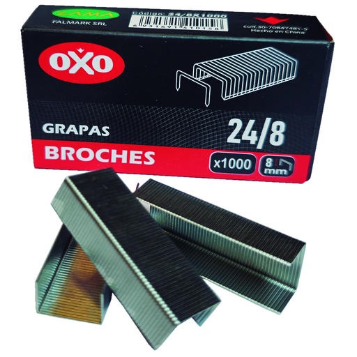 [24/8X1000] BROCHES OXO 24/8 X1000