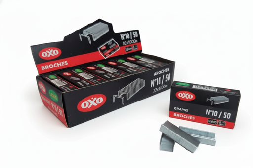 [10X1000] BROCHES OXO Nº10/50 X1000