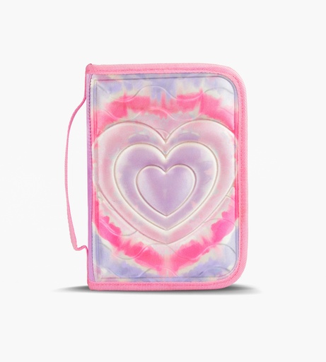 [F263054LILA] CARTUCHERA FOOTY RIGIDA 1 CIERRE CON INTERIOR DESPLEGABLE LILA