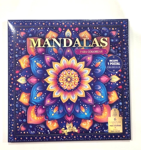 [11002] LAMINA PARA COLOREAR SPLASH MANDALAS