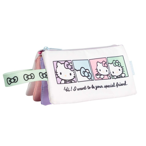 [1532165] CARTUCHERA MOOVING CUADRUPLE HELLO KITTY