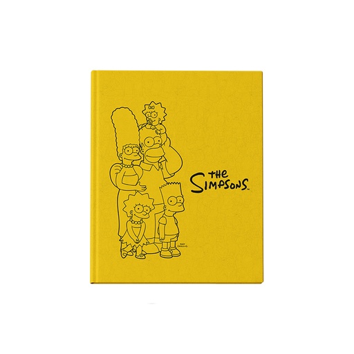 [1224196] CUADERNO MOOVING 19.5X24 TAPA DURA COSIDO 48 HOJAS SIMPSONS