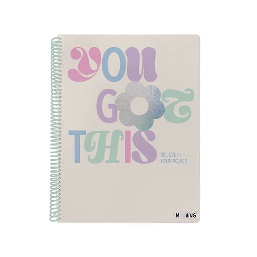 [1208268] CUADERNO MOOVING A4 UNIVERSITARIO 80 HOJAS COOL
