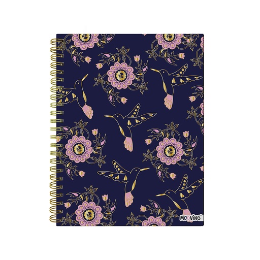 [1206269] CUADERNO MOOVING A4 TAPA DURA 96 HOJAS BOHO