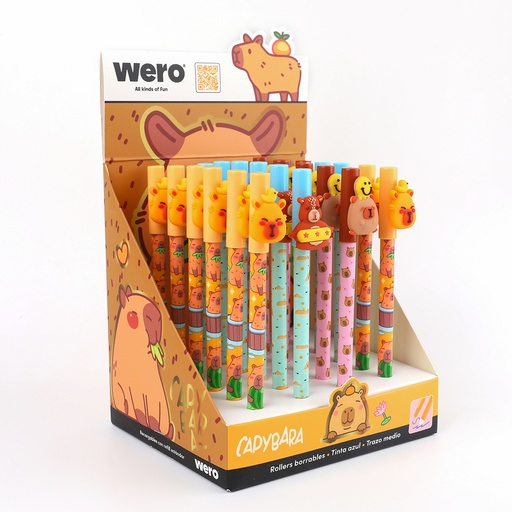 [WE4236] BOLIGRAFO WERO BORRABLE X1 CAPYBARA