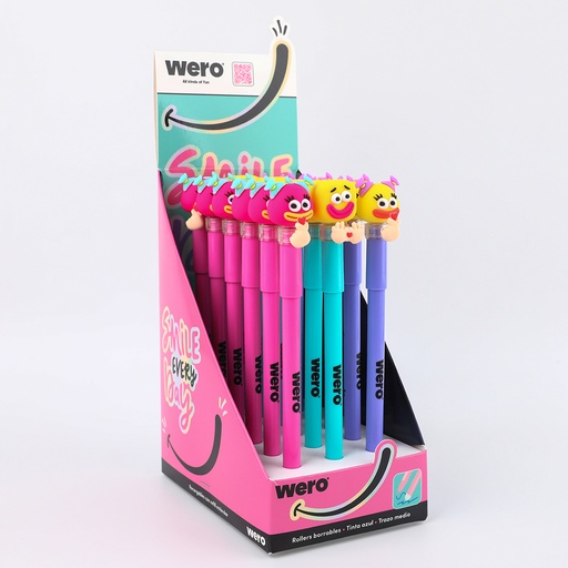 [WE4242] BOLIGRAFO WERO BORRABLE X1 SMILES