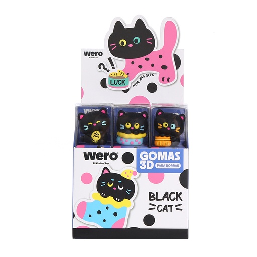 [WE4337] GOMA WERO 3D X1 BLACK CAT