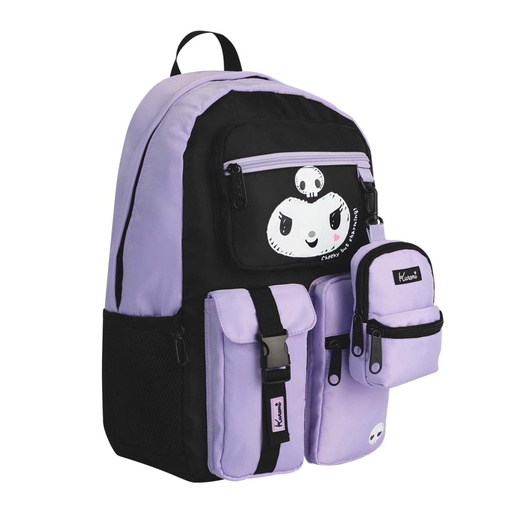 [1642126] MOCHILA MOOVING ESPALDA KUROMI BLACK