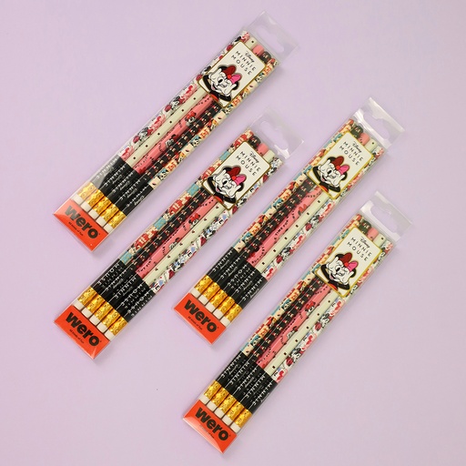 [WE4360] LAPIZ WERO CON GOMA X5 MINNIE