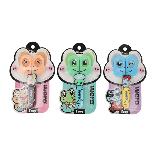 [WE4371] TIJERA WERO PUNTA REDONDA X1 FROG