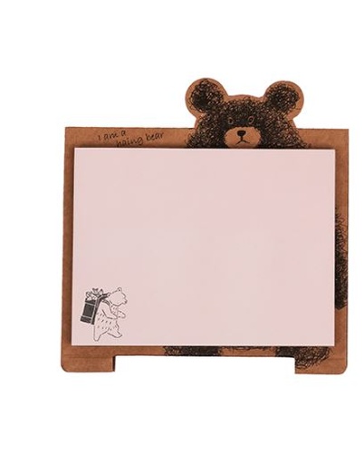 [ZN-42] NOTAS ADHESIVAS MP CON ATRIL 10X7.5CM 50HOJAS BEARS