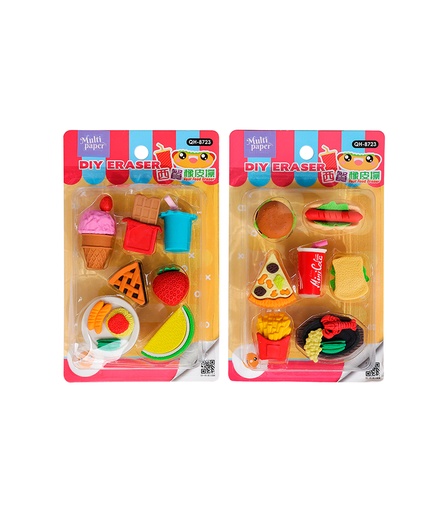 [QH-8723] GOMA DE BORRAR MP FAST FOOD X6