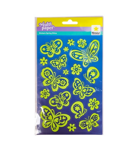 [PUA1012V] STICKERS MP GLOW IN THE DARK SPING SHINE X1