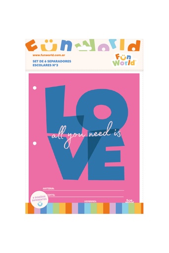 [202366] SEPARADOR ESCOLAR FW SIN LENGUETA X6 INSPITE