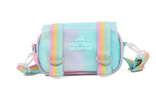 [CB96] BANDOLERA CHIMOLA SOFT RAINBOW AQUA