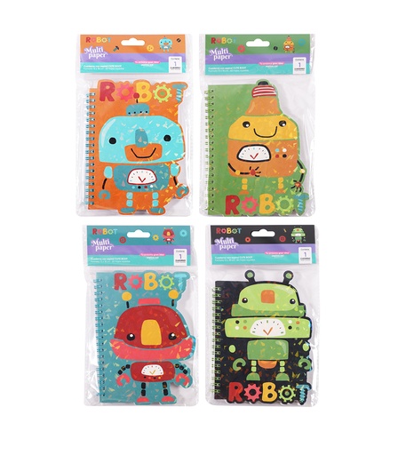 [26-61] CUADERNO MP CON ESPIRAL CUTE BOOT 10.5X14.5 60HOJAS