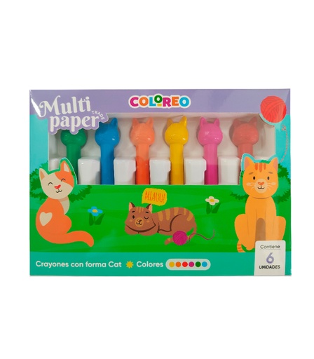 [CRA-02] CRAYONES MP CON FORMA CAT X6