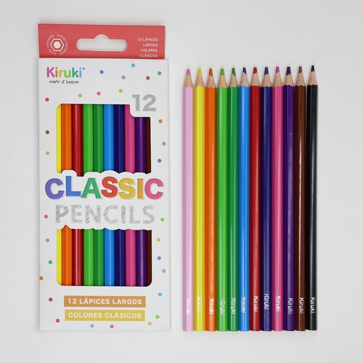 [600003] PINTURITAS KIRUKI PENCILS X12 LARGO
