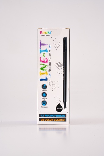 [140005] MICROFIBRA KIRUKI LINR IT X12 NEGRO