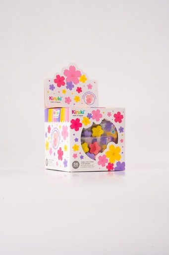 [170012] GOMA KIRUKI CON FORMA FLOR SAKURA X 36