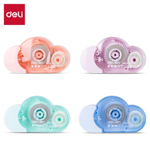 [8154] CORRECTOR DELI CINTA NUBE 5MMX5MT COLORES SURTIDOS